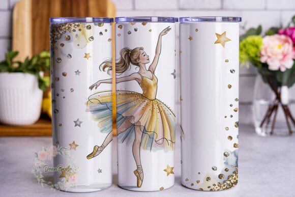 Ballet Dancer Gold Tutu 20oz Tumbler Wra Review