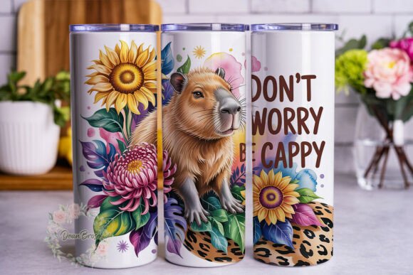 Capybara Floral Bliss 20oz Tumbler Wrap Review