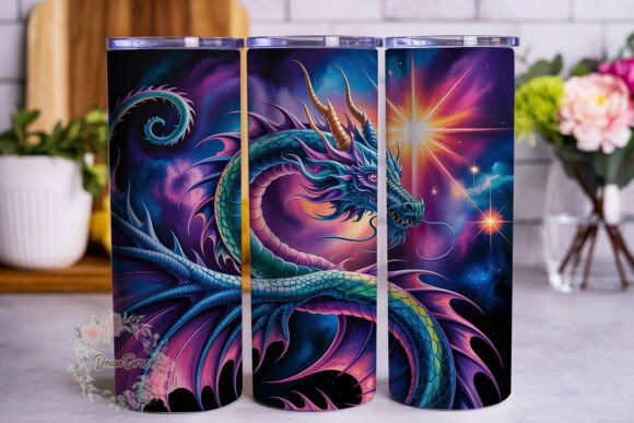 Cosmic Dragon 20oz Tumbler Wrap Review