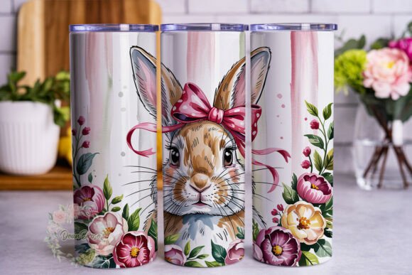 Easter Bunny Floral Garden 20oz Tumbler Review