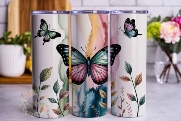 Elegant Butterfly Ombre 20oz Tumbler Review