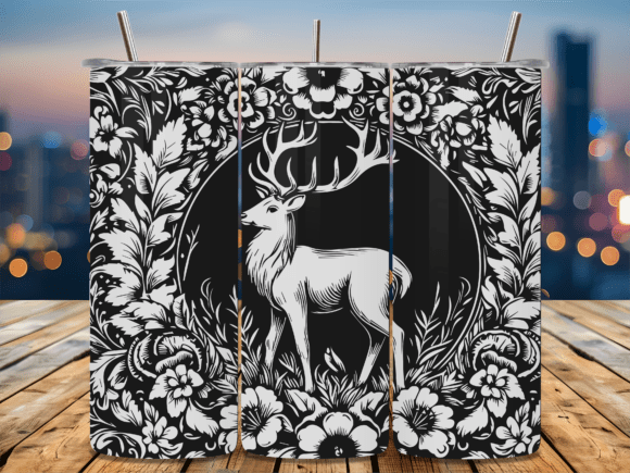 Elegant Daisy Floral Deer Tumbler Review