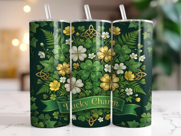Floral Clover St Patrick Tumbler Wrap Review