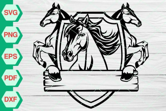 Horse Split Name Frame SVG - EP457 Review