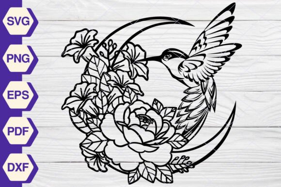 Hummingbird Flowers SVG EP376 Real Review