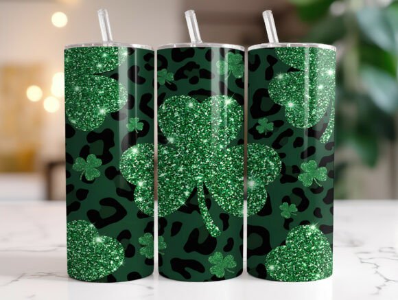 Leopard Four Leaf Clover Tumbler Wrap Review