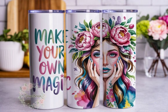 Magic Woman Floral 20oz Tumbler Wrap Review
