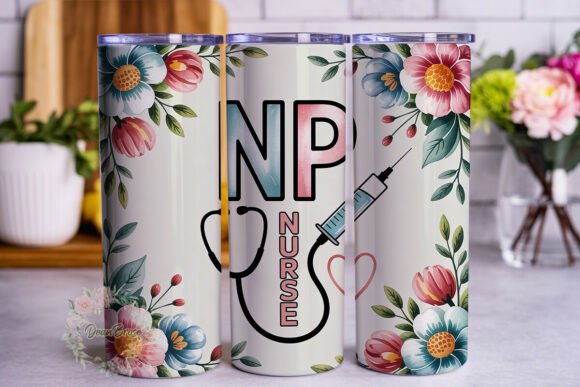 Nurse Life Floral 20oz Tumbler Wrap Review