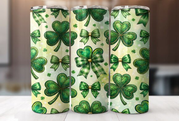Shamrock Coquette Bow St Patrick Tumbler Review