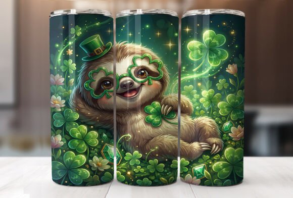 Sloths St. Patrick s Day Tumbler Wrap Review