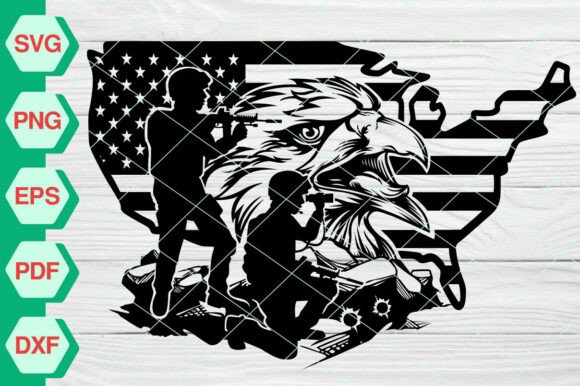US Patriotic Eagle Soldier SVG EP463 Review