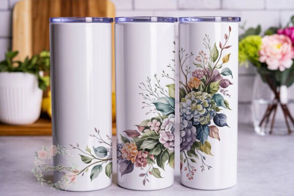 Watercolor Floral Gram 20oz Tumbler Wrap Review